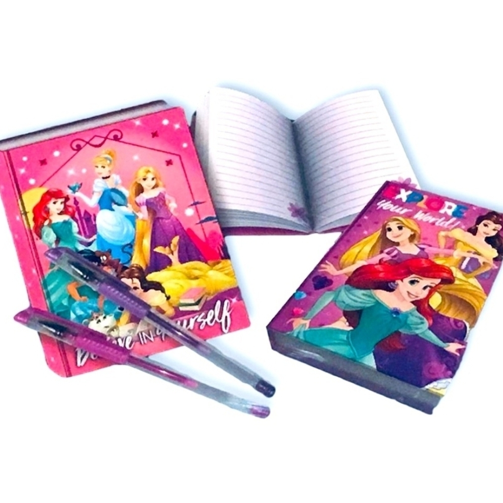 Disney Princess Journal Set with Pink and Purple Gel Pens - Picture 7 of 7